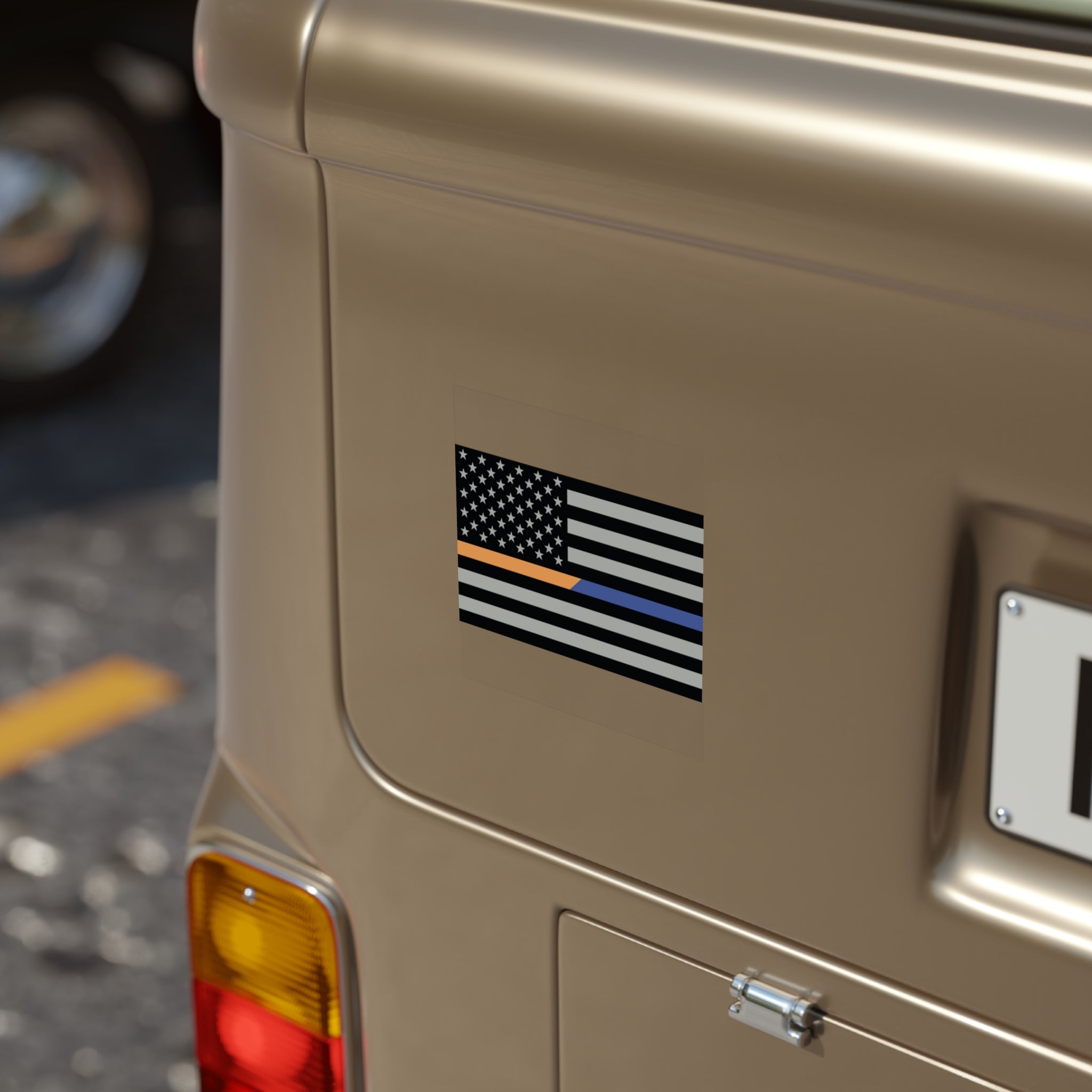 Outdoor Vinyl Flag Sticker