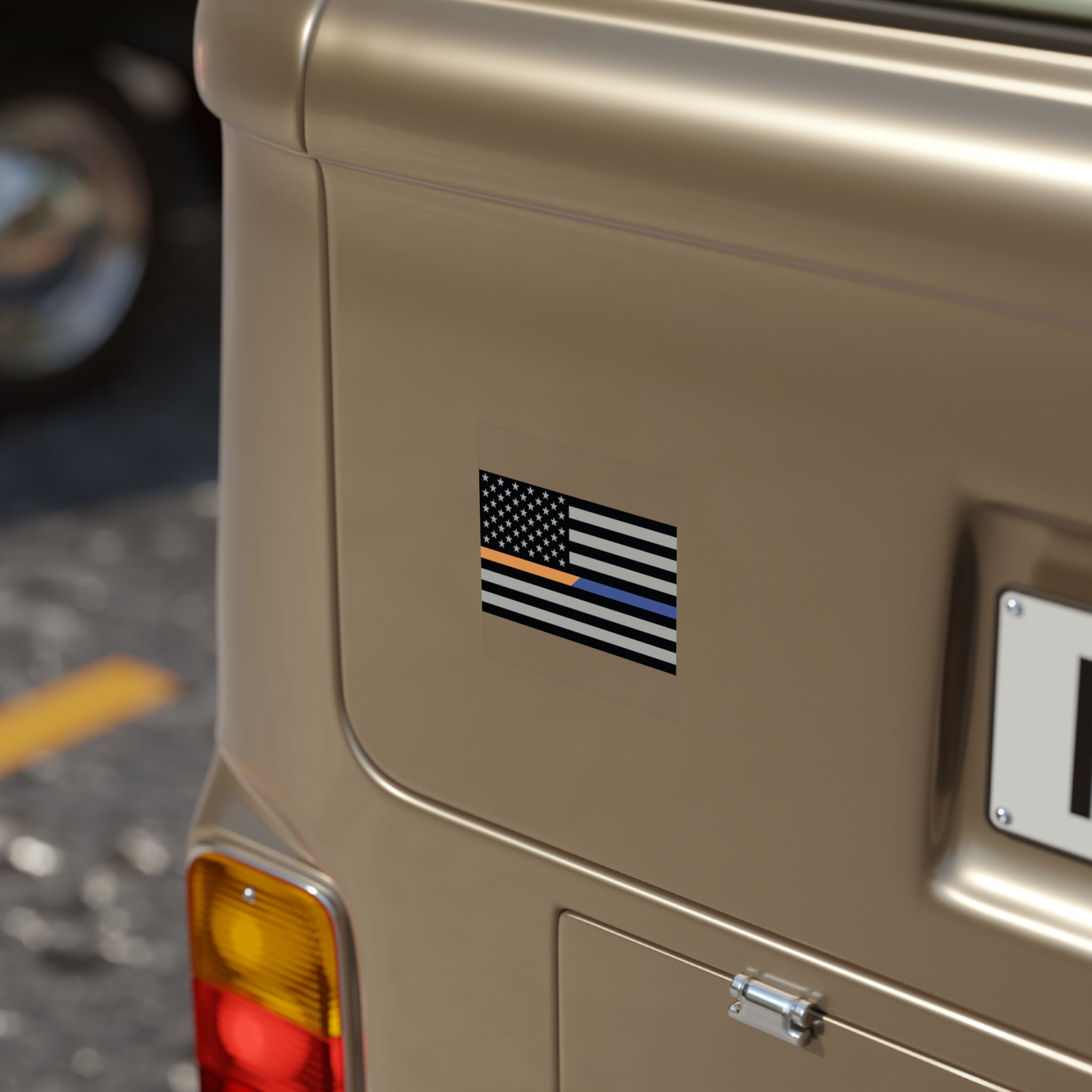 Outdoor Vinyl Flag Sticker