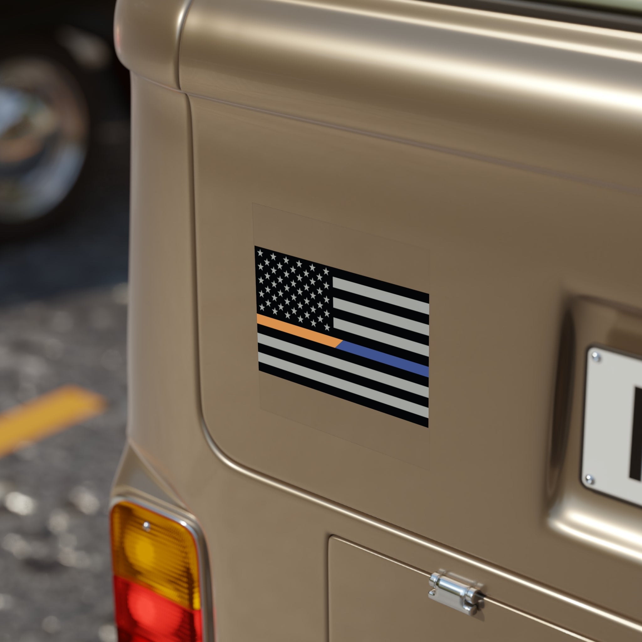 Outdoor Vinyl Flag Sticker